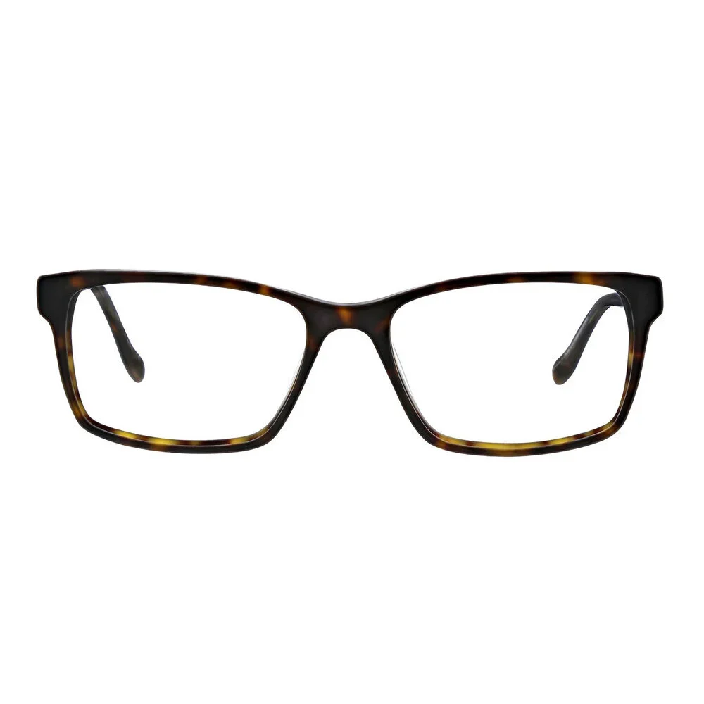 NWT Badgley Mischka STAMMOND Tortoise Rectangle 54mm Eyeglasses